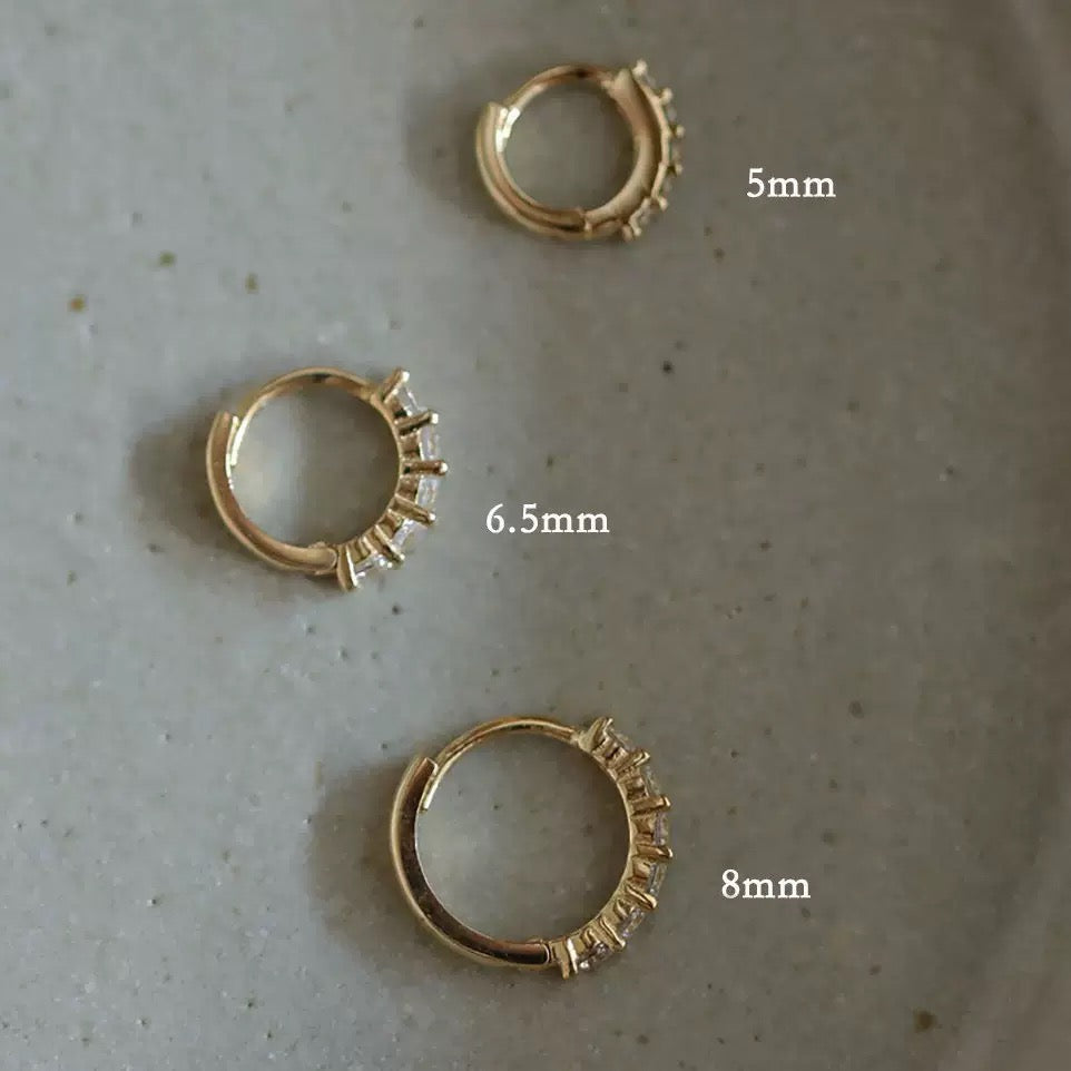 Brinco Prata Esterlina 6.5mm  #28