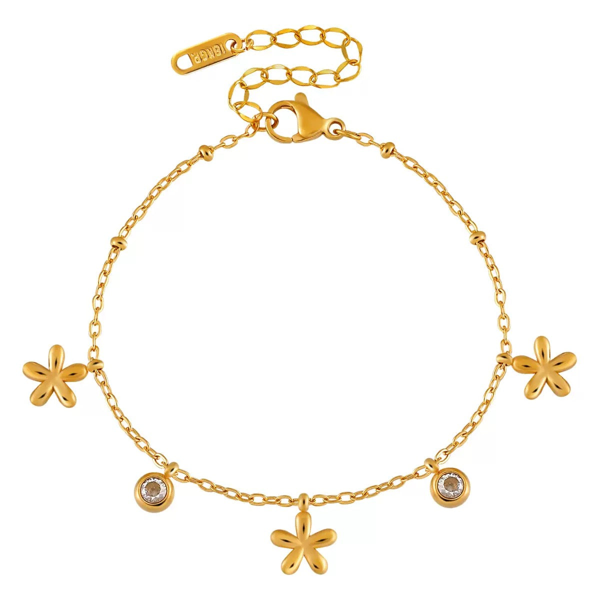 pulseira banhada a ouro #27