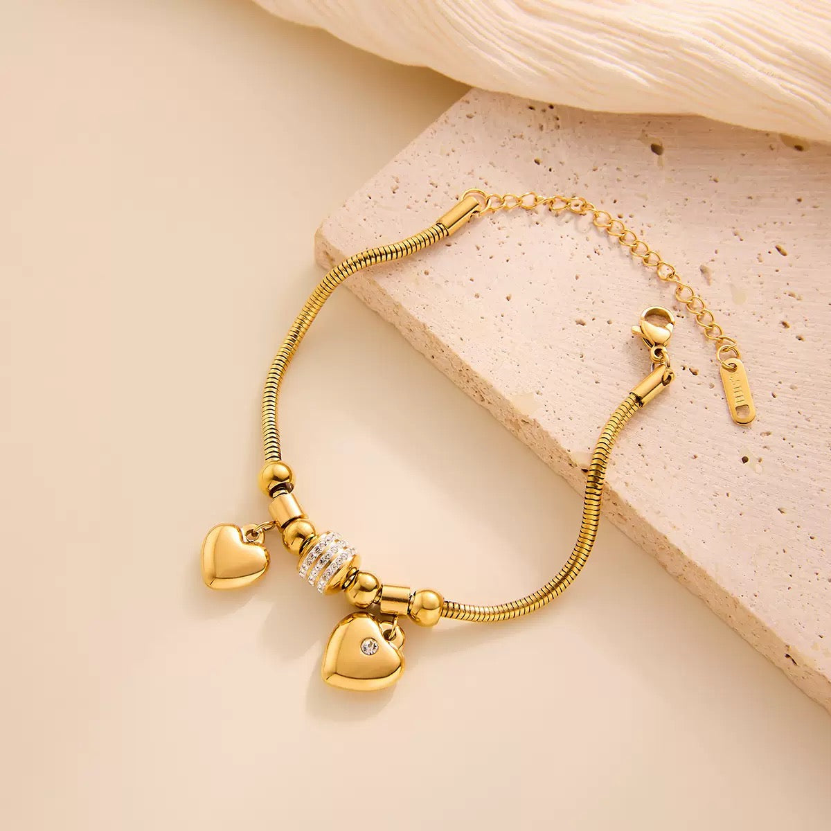 pulseira banhada a ouro #36