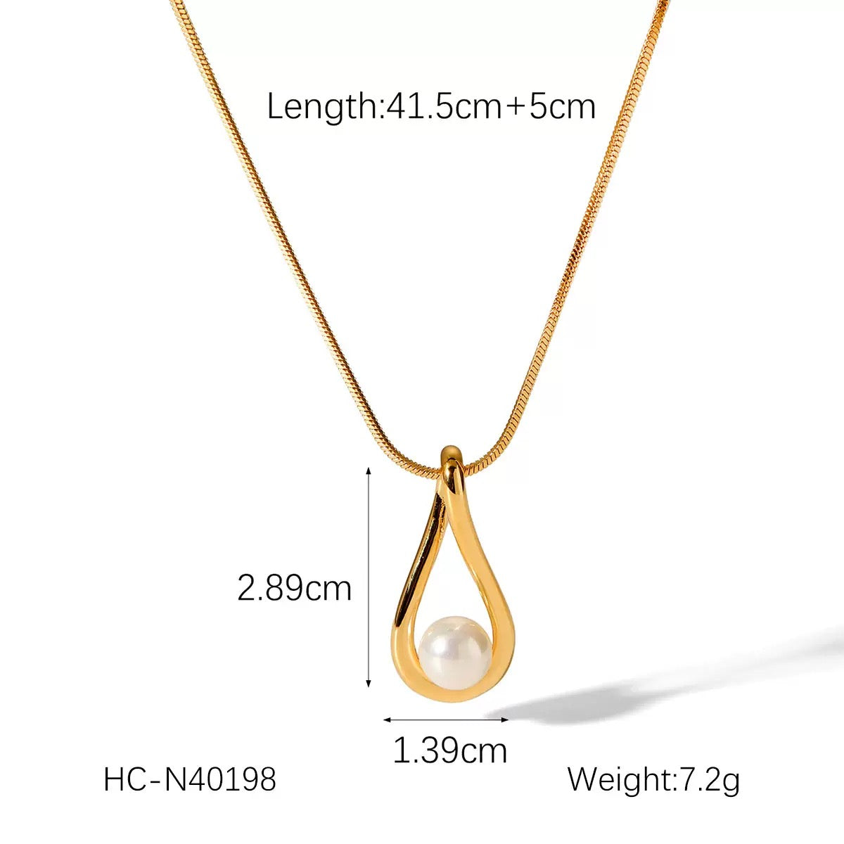 Colar banhado a ouro #60