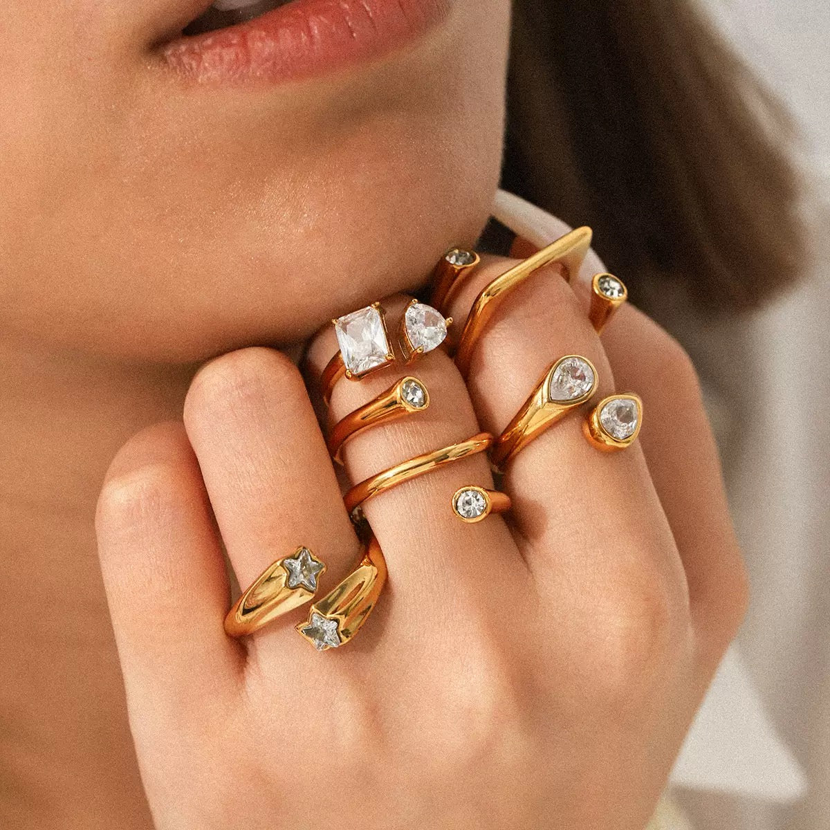 Anél de luxo leve #21