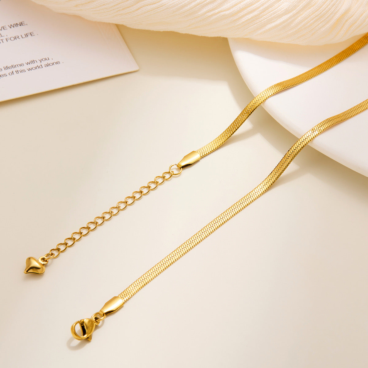 pulseira banhada a ouro #43