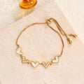 pulseira banhada a ouro #64
