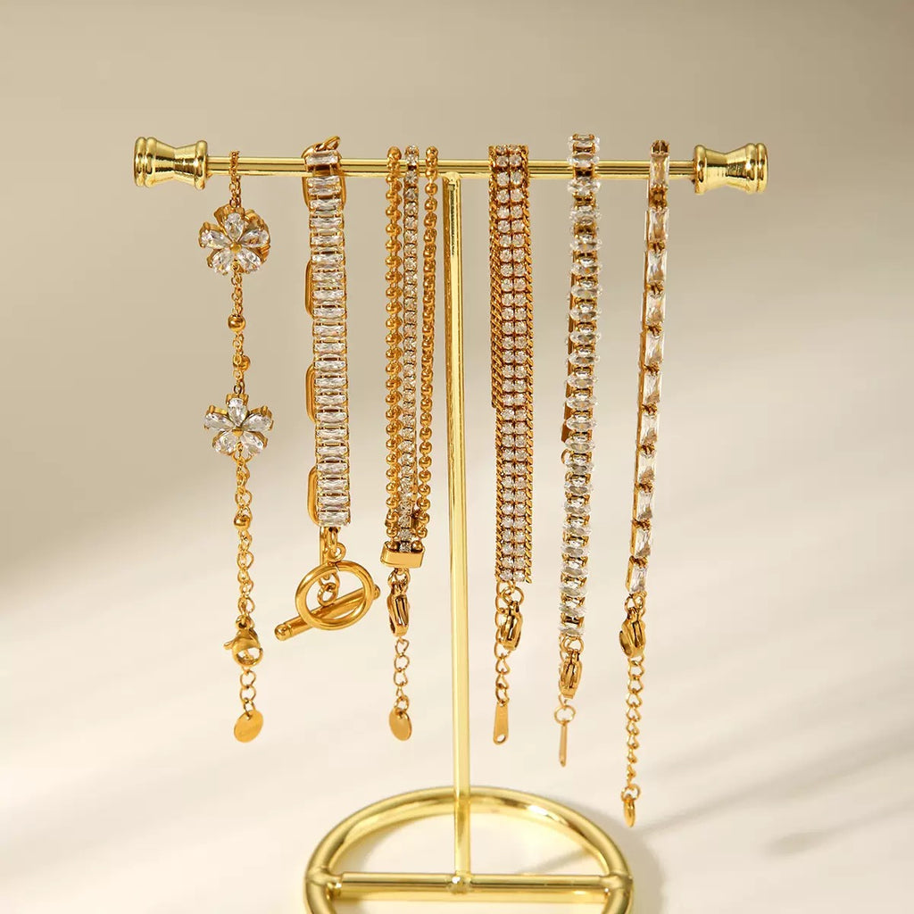 pulseira banhada a ouro #35