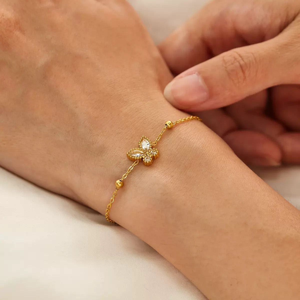 pulseira banhada a ouro #05