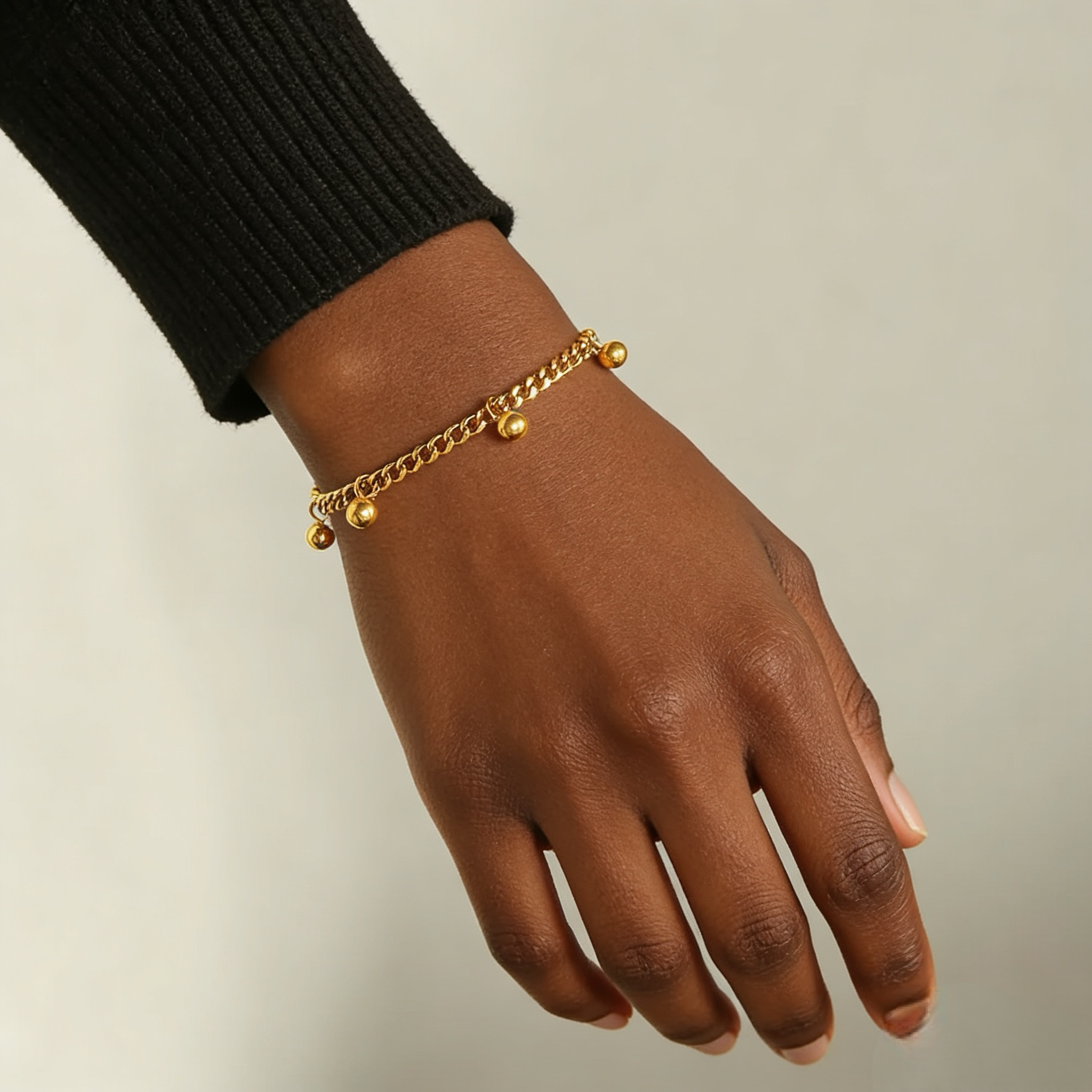 pulseira banhada a ouro #34