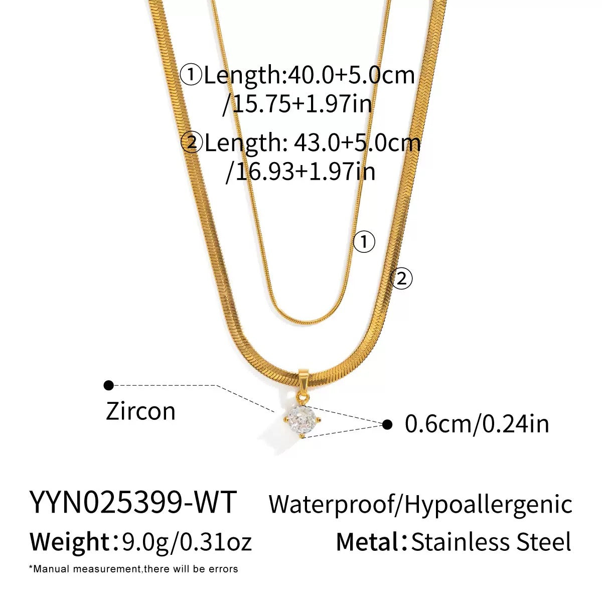 Colar banhado 18k #18