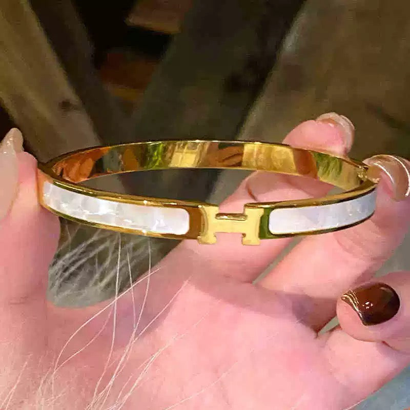 pulseira banhada a ouro #24