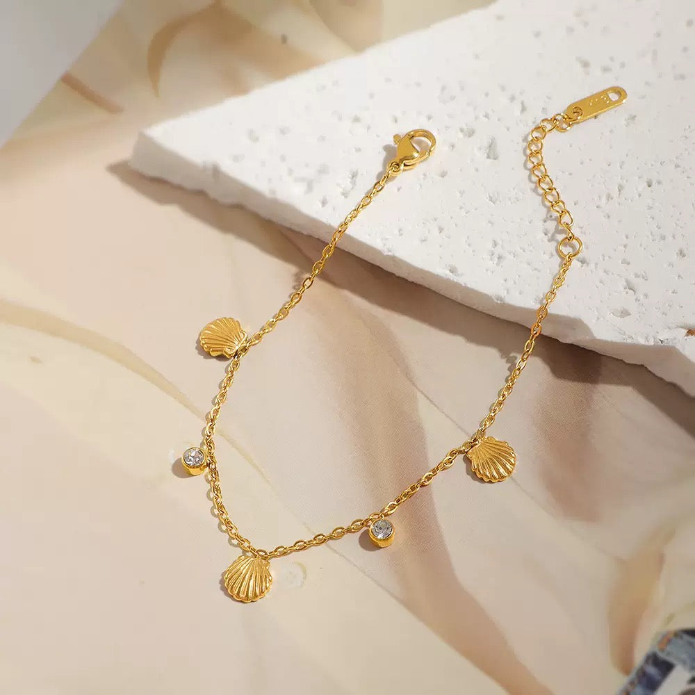 pulseira banhada a ouro #61