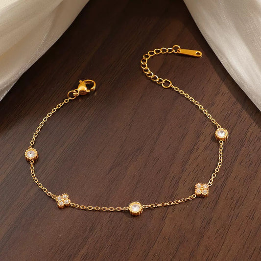 pulseira banhada a ouro #08