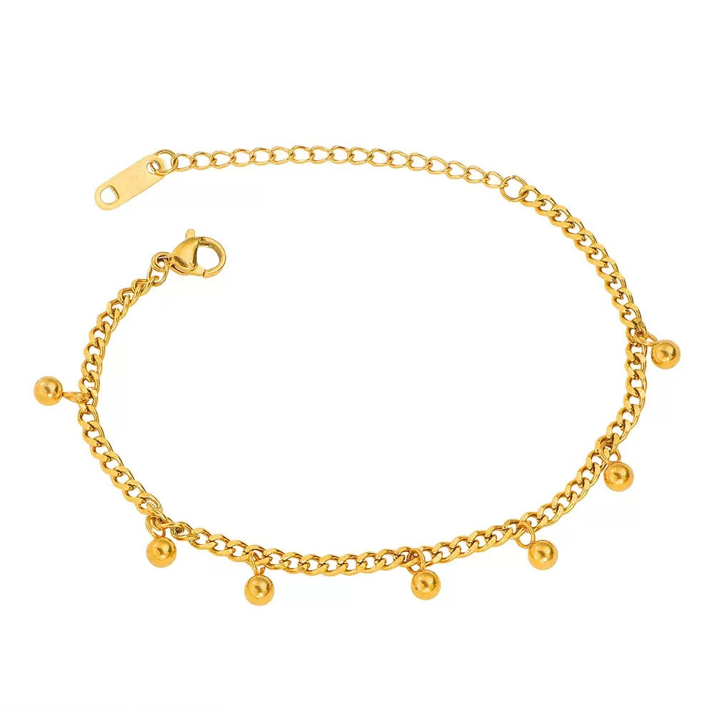 pulseira banhada a ouro #34