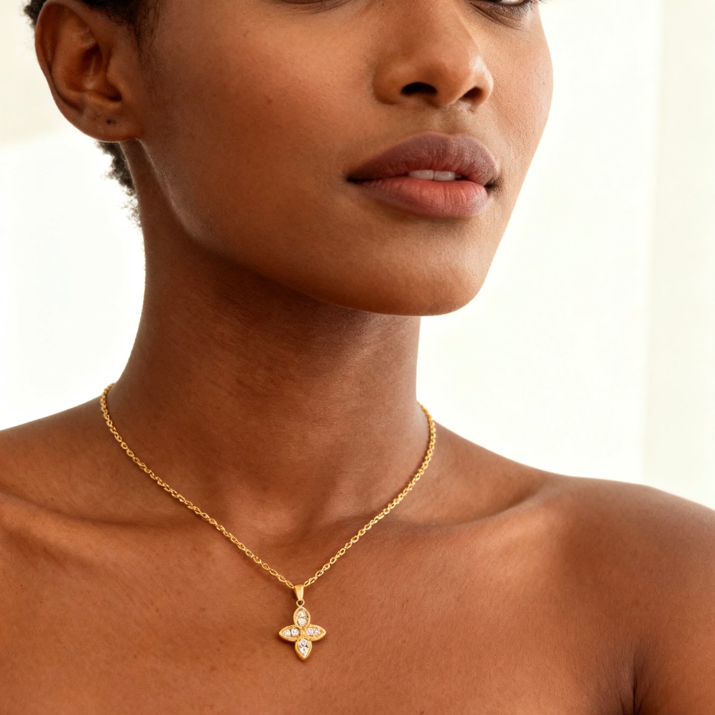 Colar banhado a ouro #21