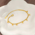 pulseira banhada a ouro #34