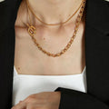 Colar feminino banhado a ouro 18k #04 da F&J Boutique em Maputo