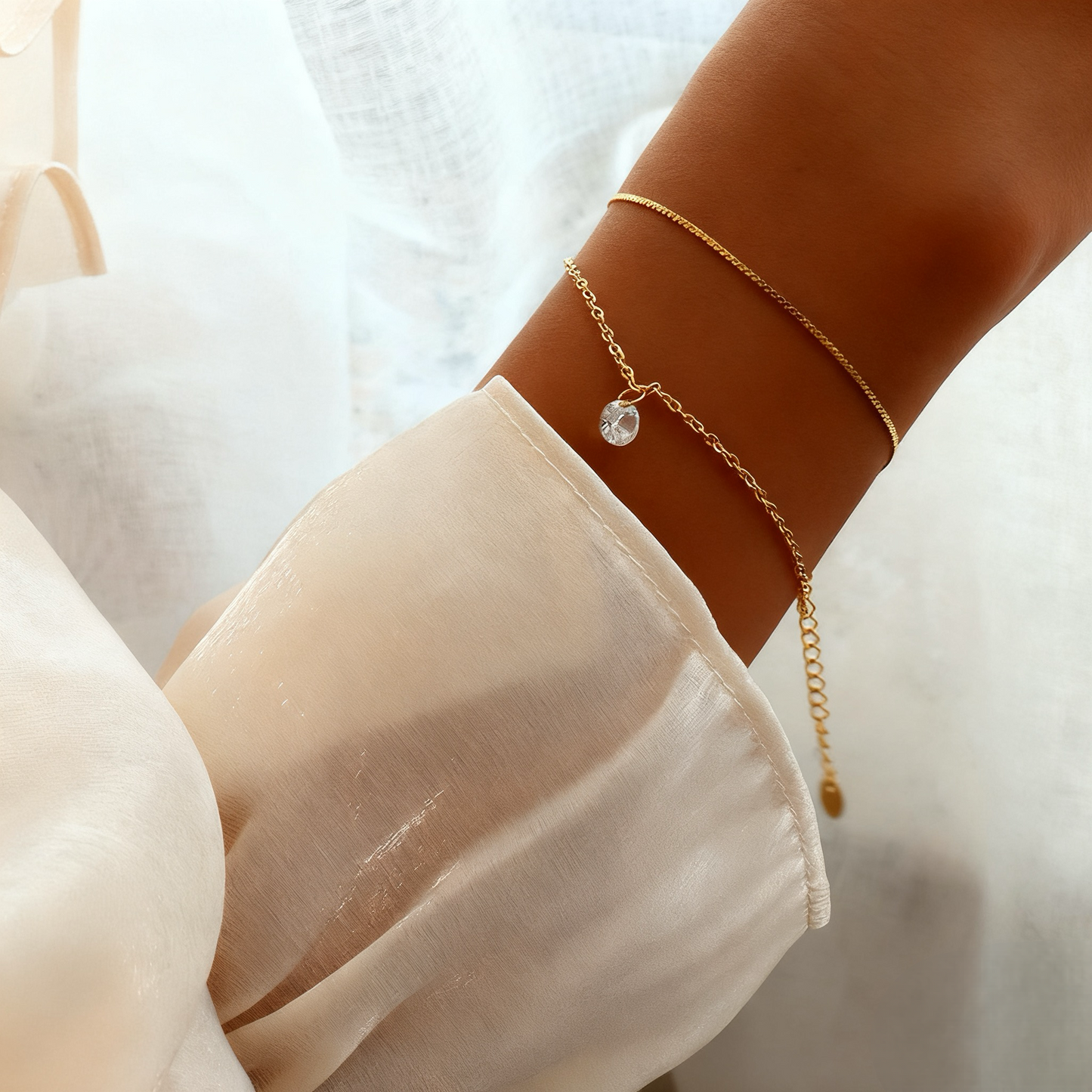 pulseira banhada a ouro #26