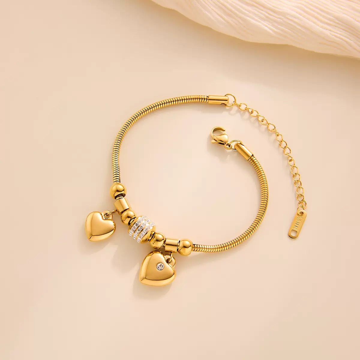 pulseira banhada a ouro #36
