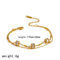 pulseira banhada a ouro #46
