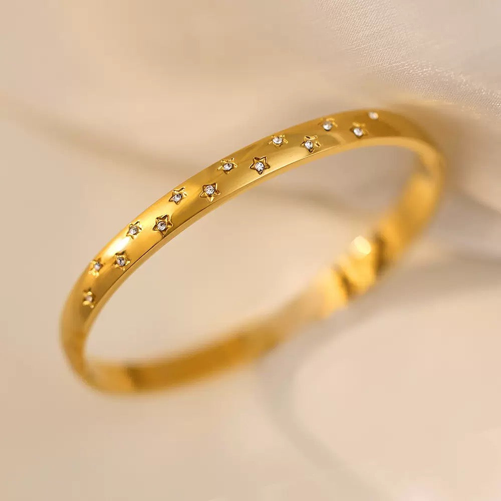 pulseira banhada a ouro #60