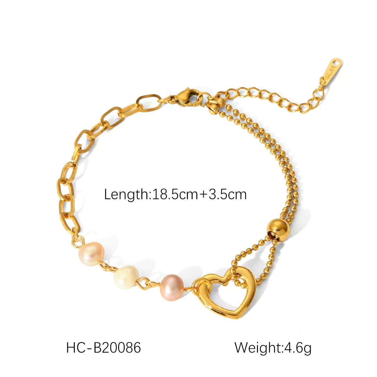 pulseira banhada a ouro #05