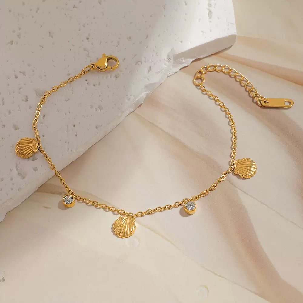 pulseira banhada a ouro #61