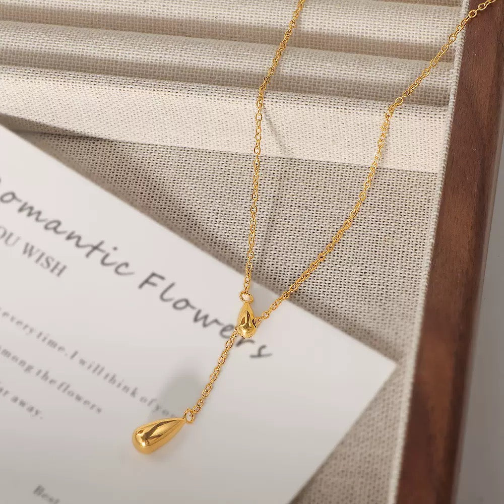18k plated necklace #01
