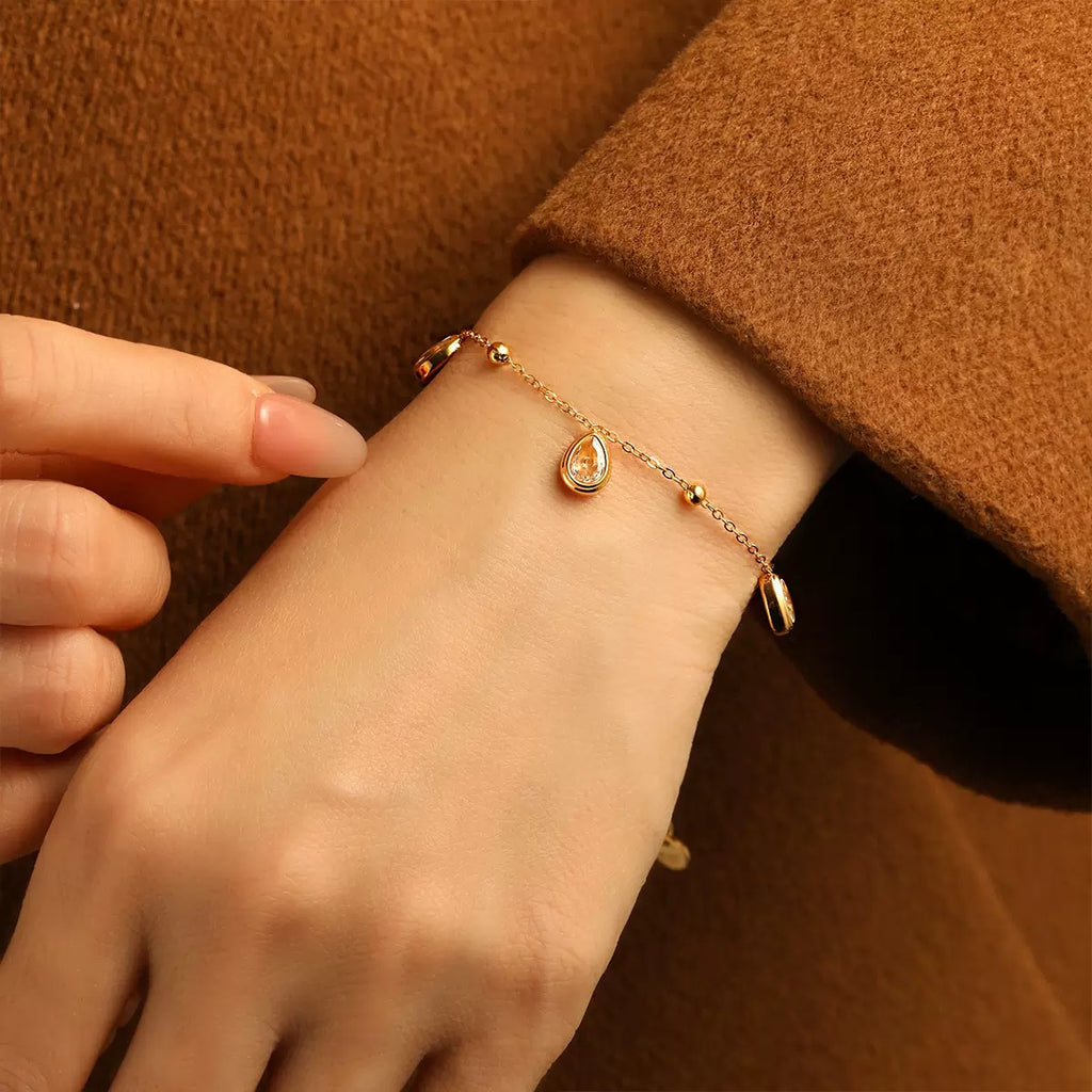 pulseira banhada a ouro #68