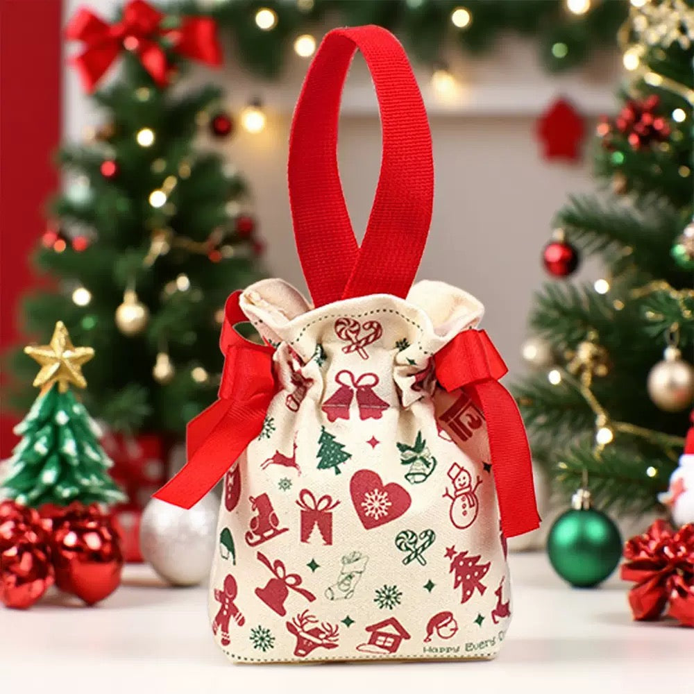 Saco de lona de natal