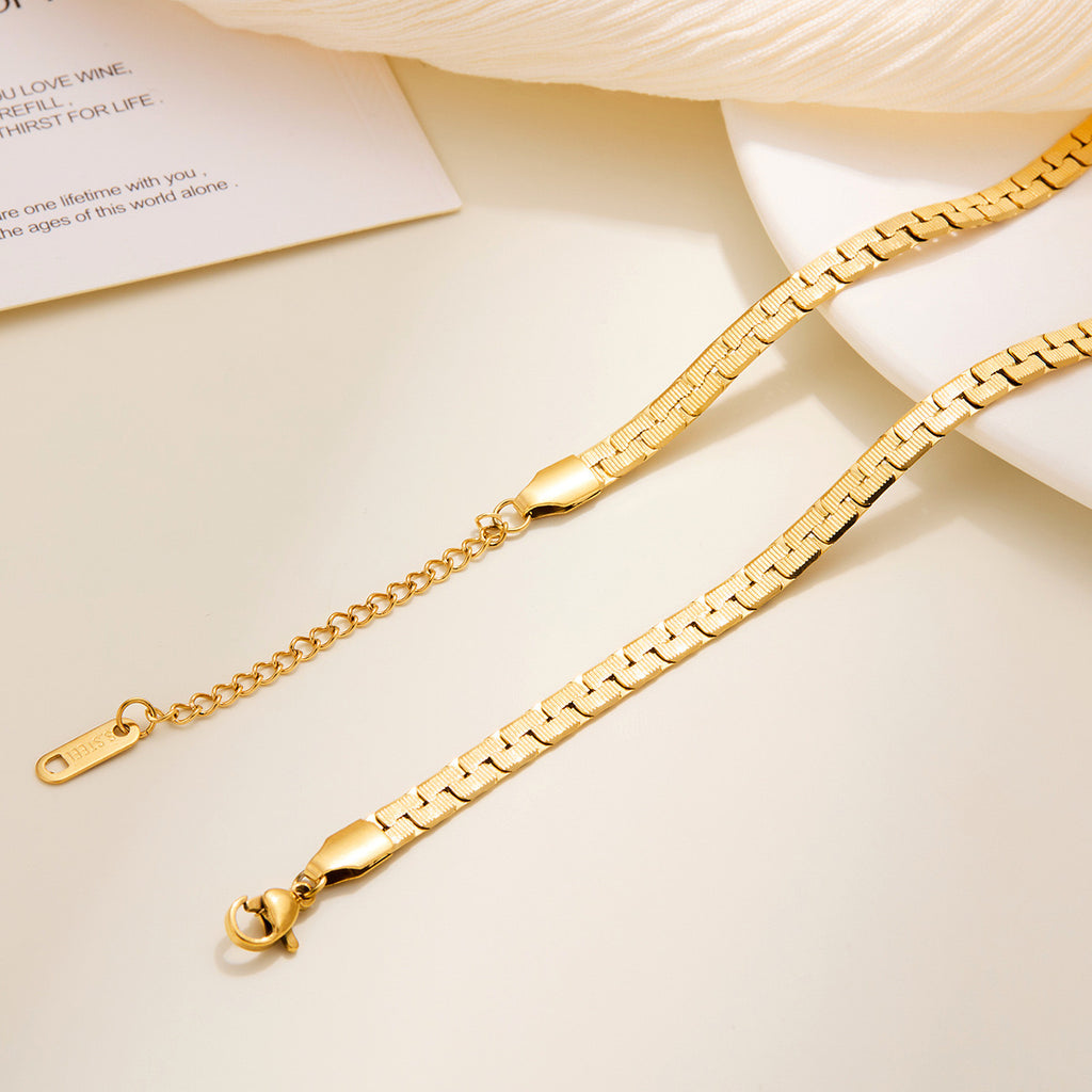 pulseira banhada a ouro #43