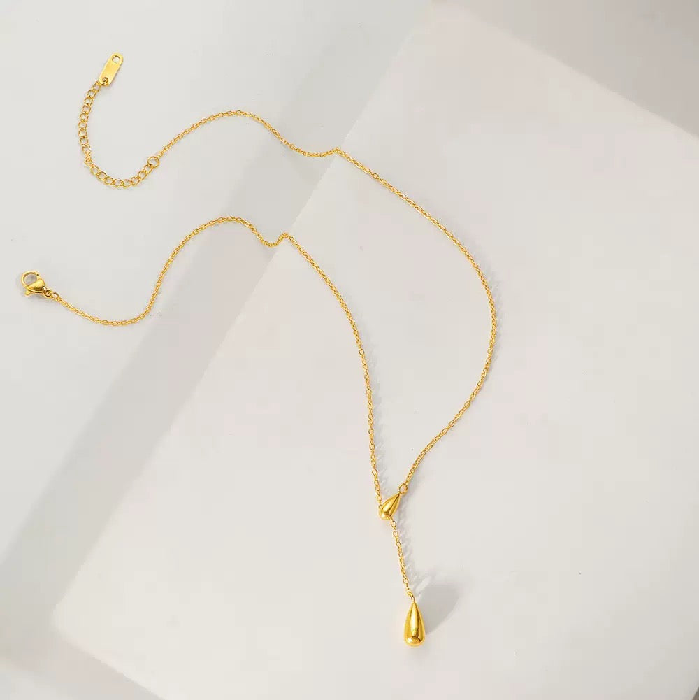 18k plated necklace #01