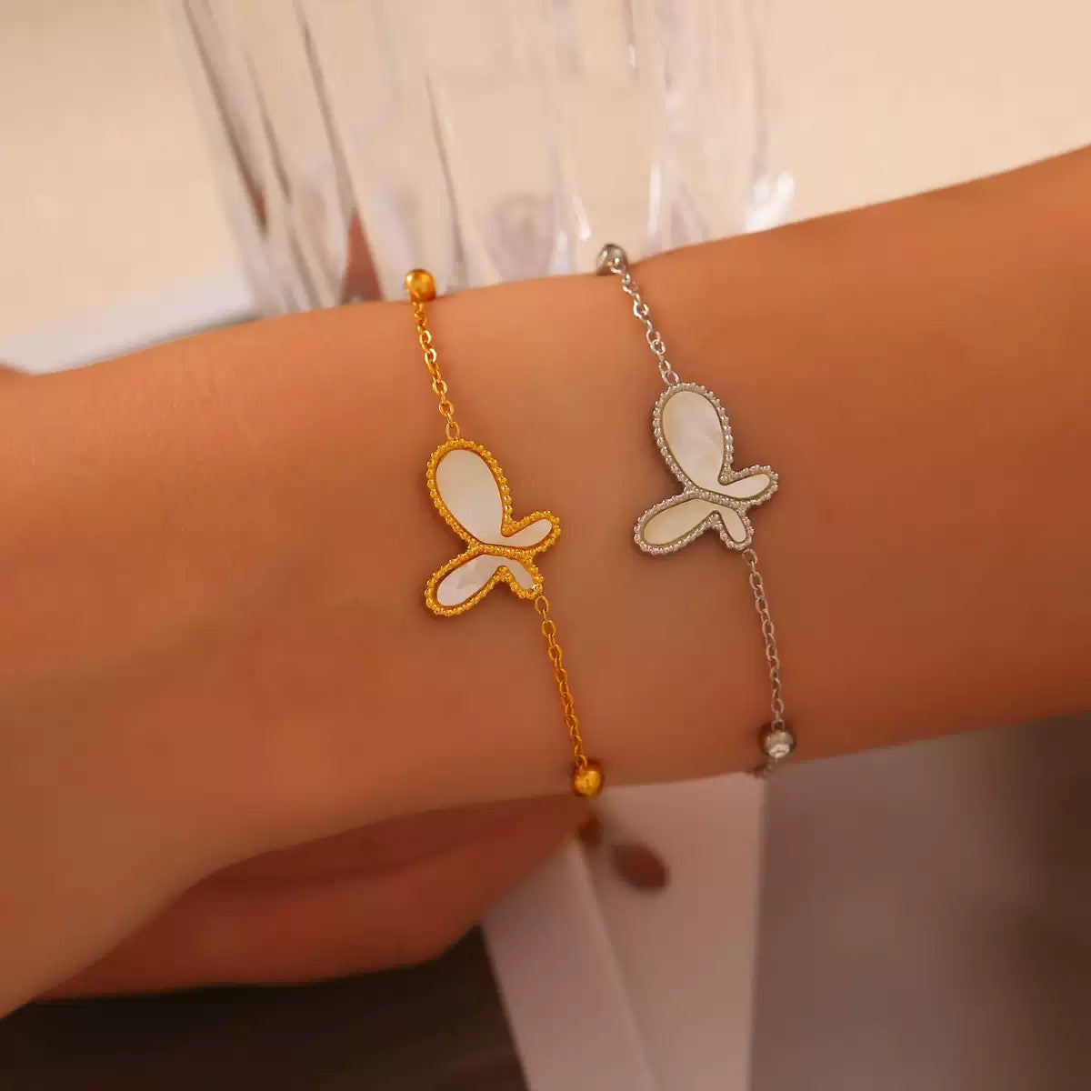 pulseira banhada a ouro #51