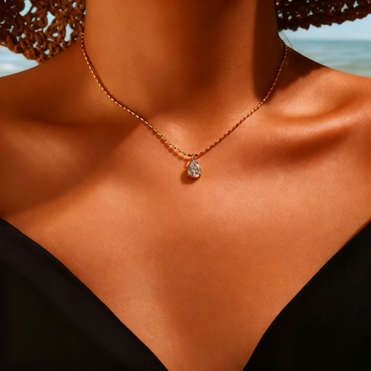 Colar banhado a ouro #36