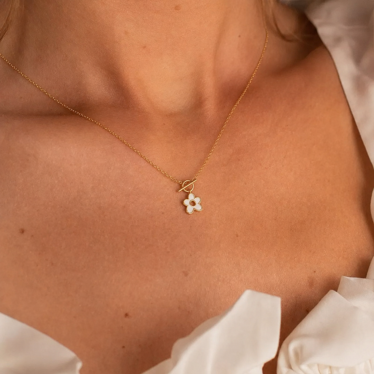 18k #12 plated necklace