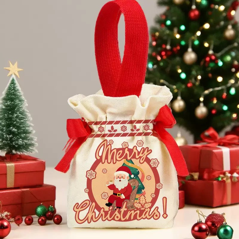 Saco de lona de natal