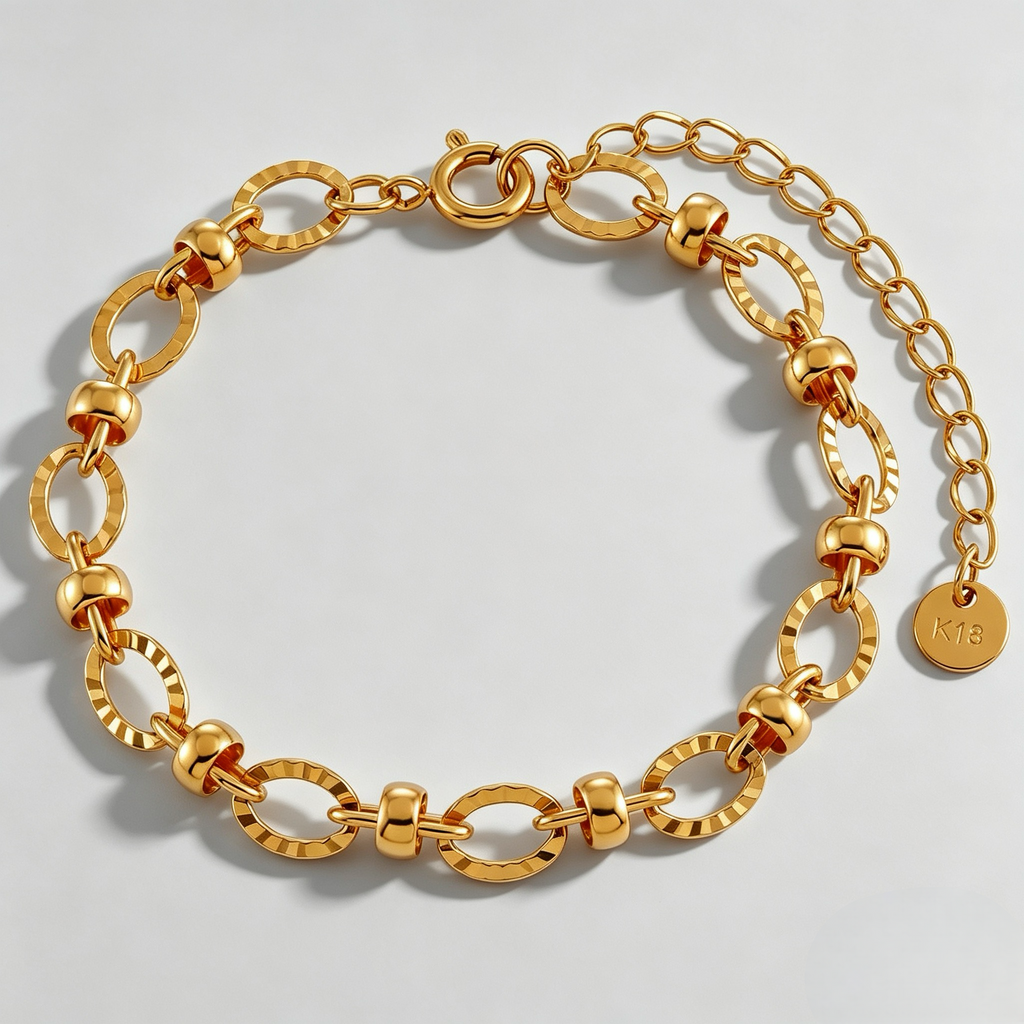 pulseira banhada a ouro #63