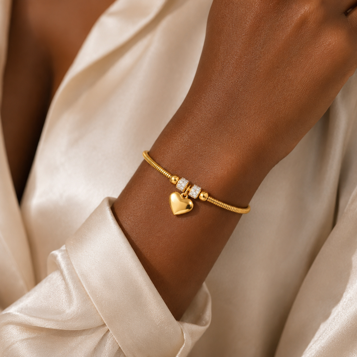 pulseira banhada a ouro #62