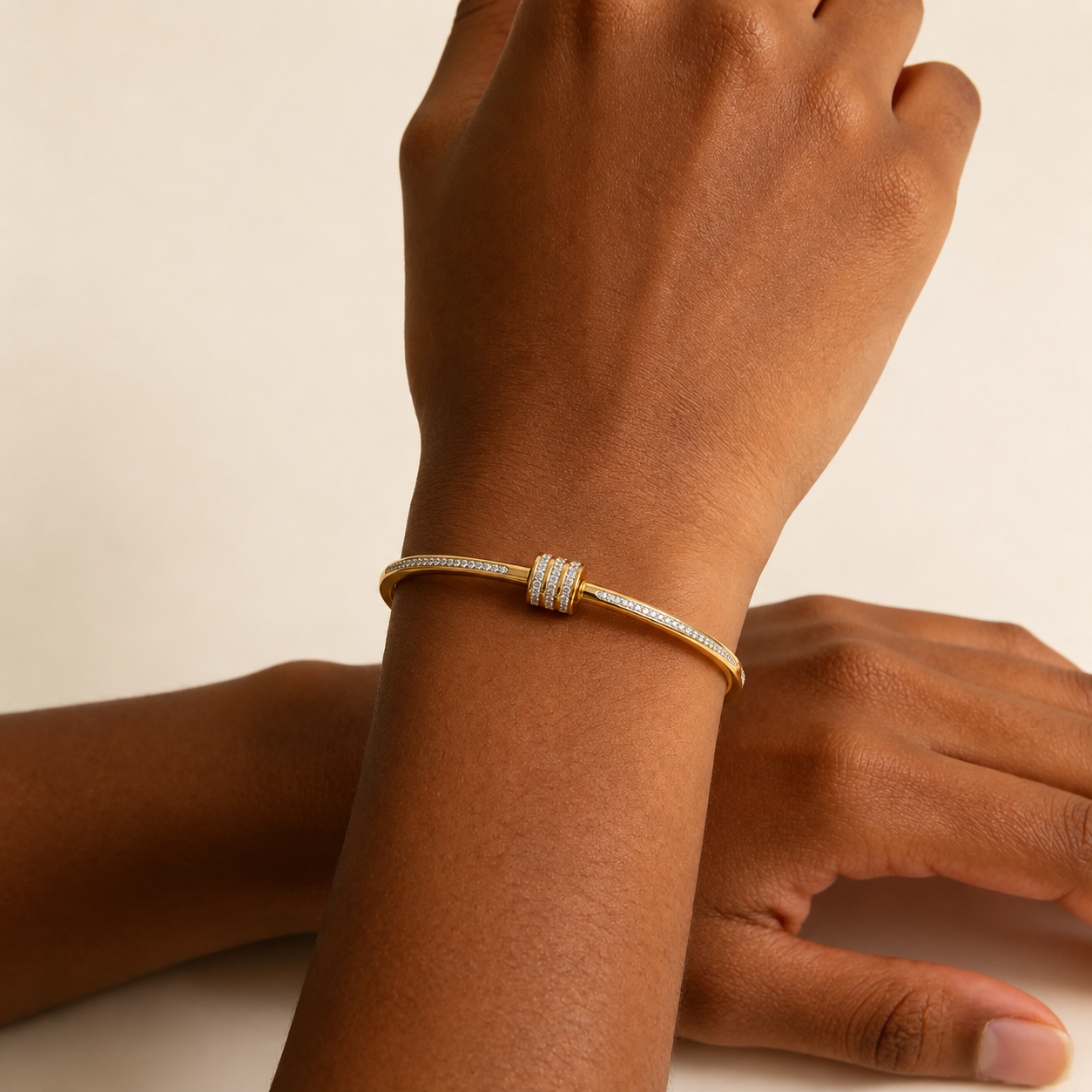 pulseira banhada a ouro #67