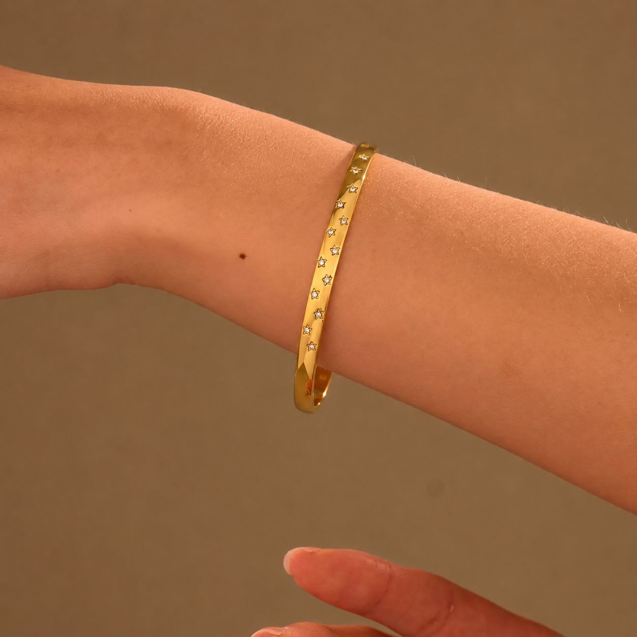 pulseira banhada a ouro #60