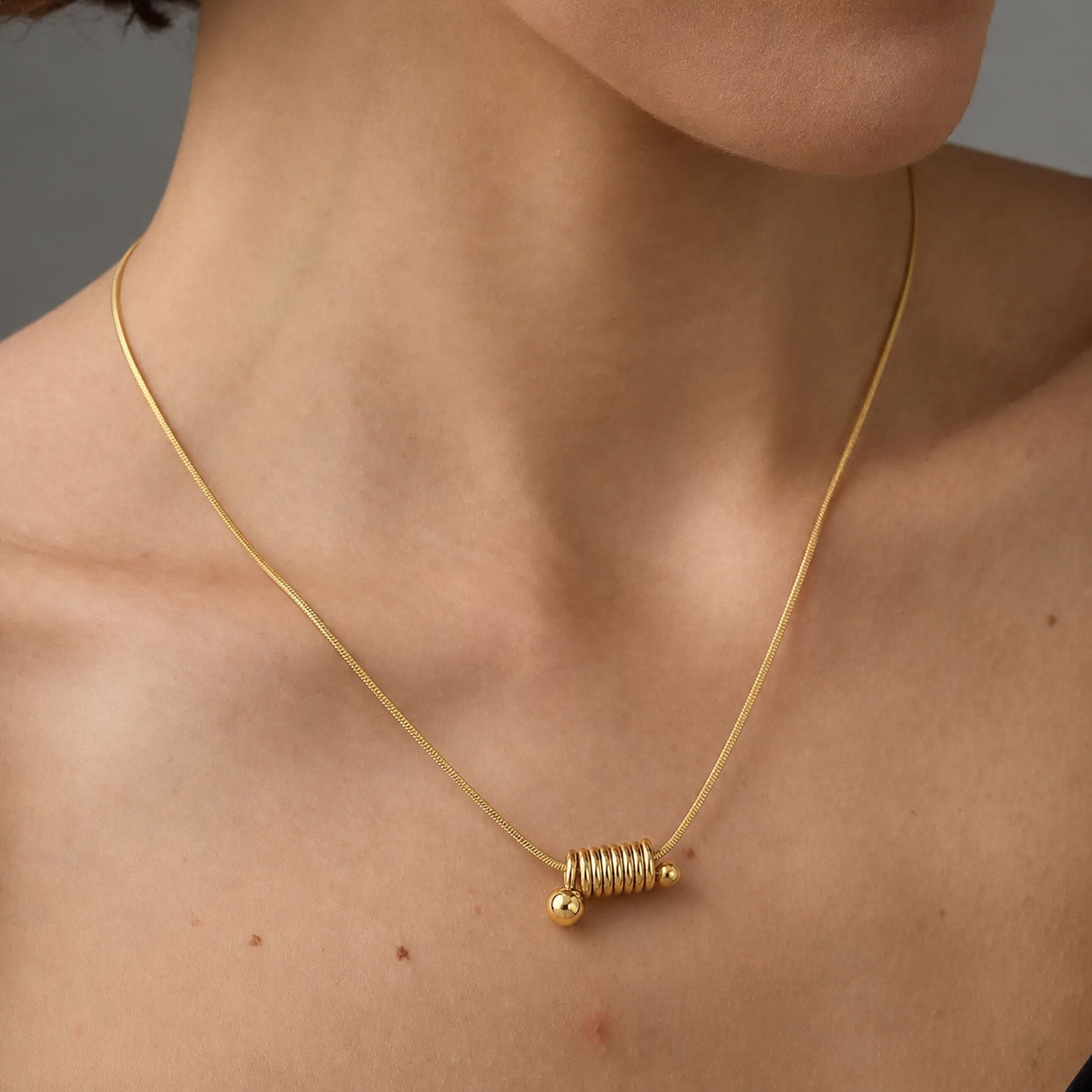 18k #17 plated necklace