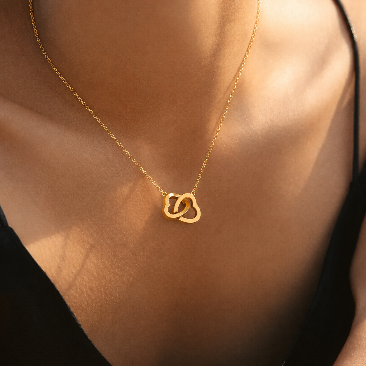 Gold plated necklace #02