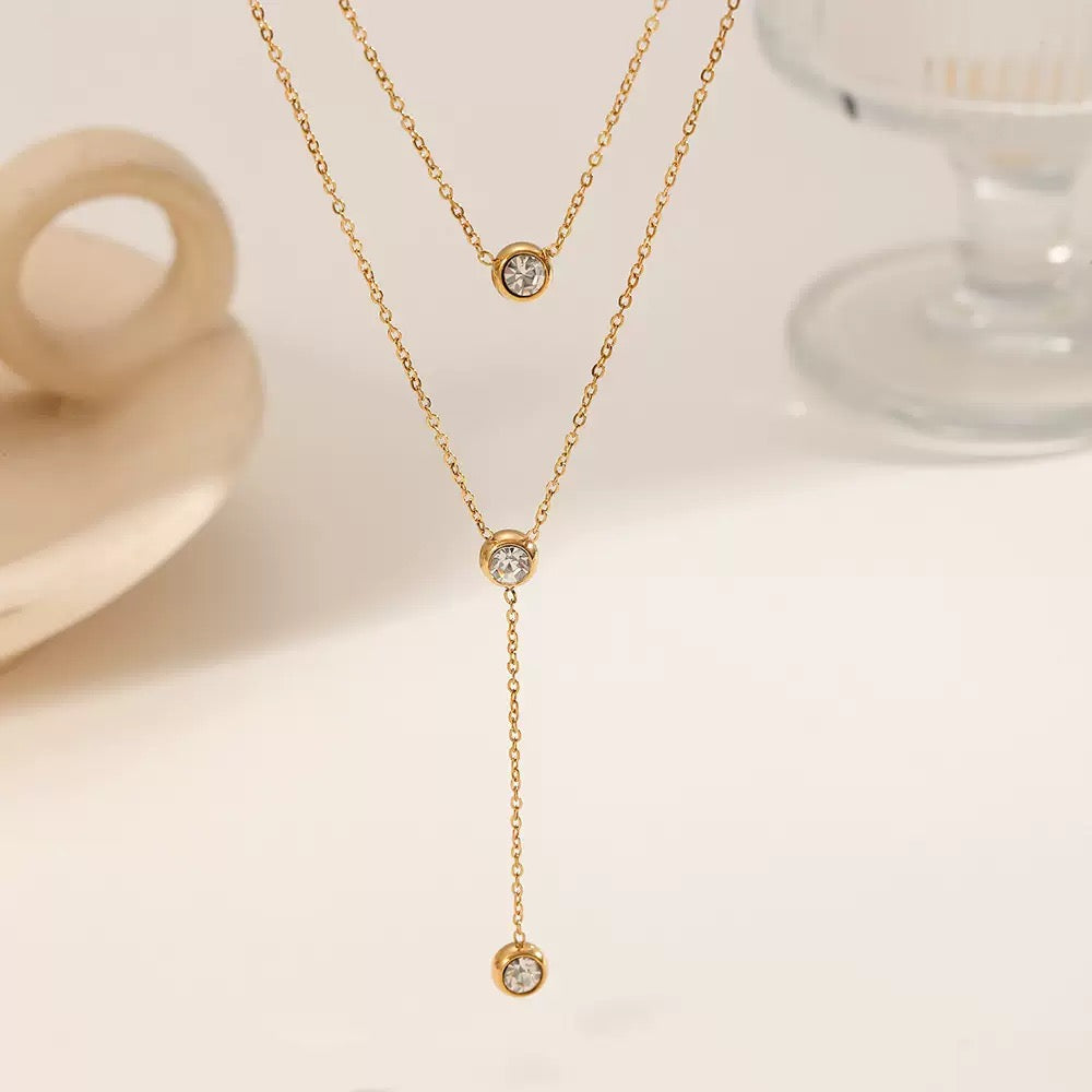 #46 gold plated necklace