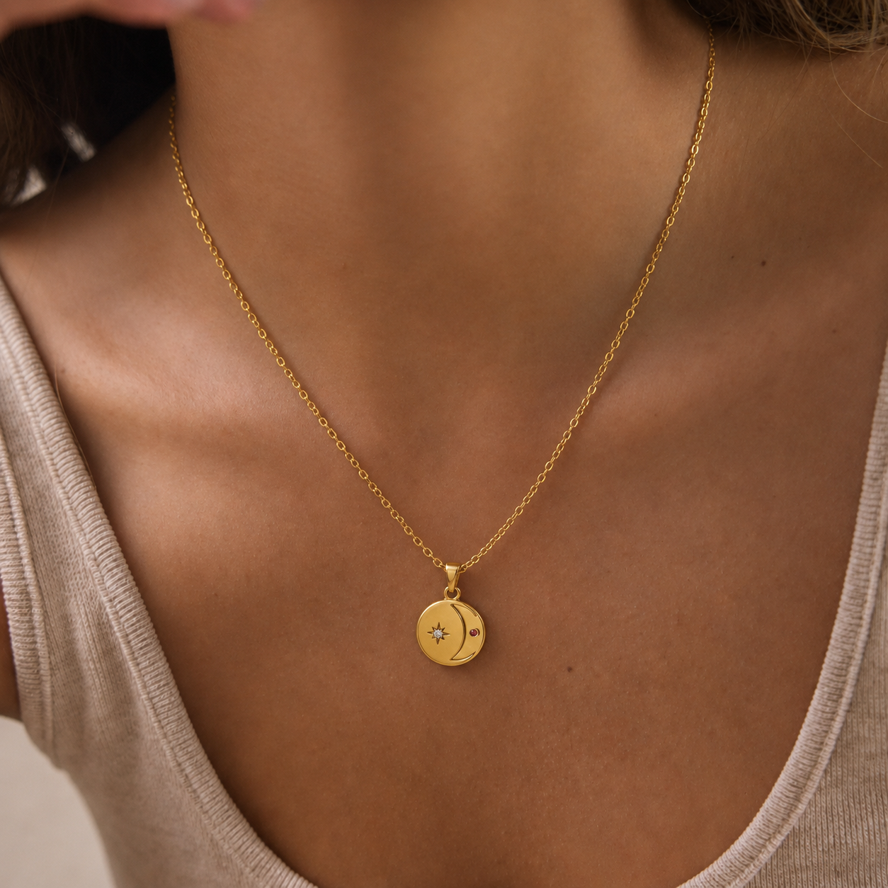 #61 gold plated necklace