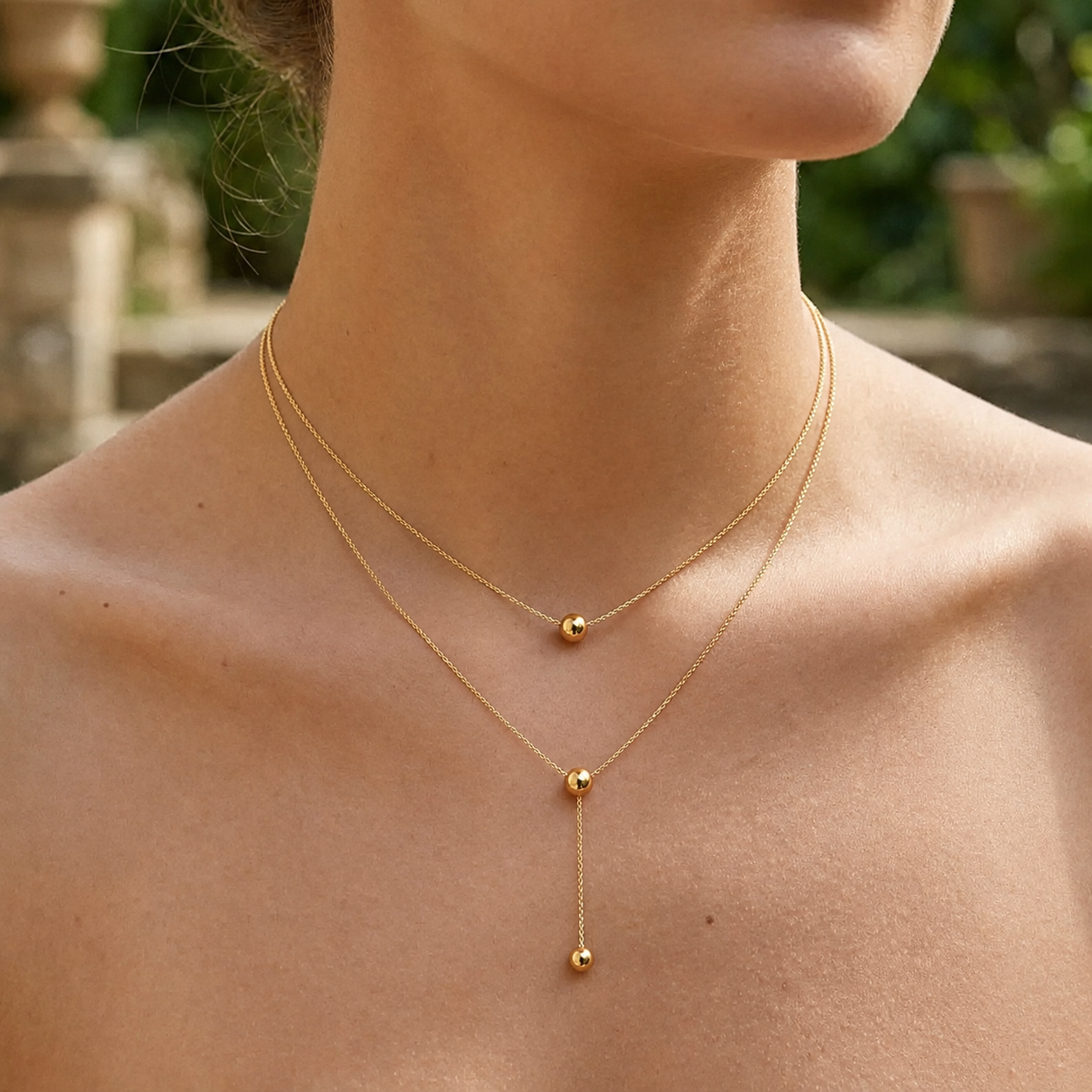 #47 gold plated necklace
