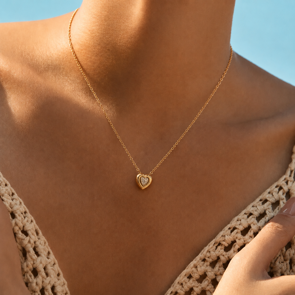 #71 gold plated necklace