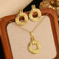 Brinco e colar conjunto #03