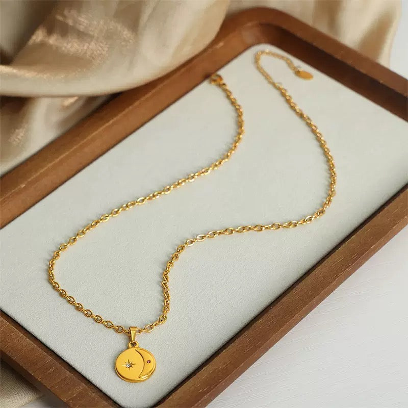 #61 gold plated necklace