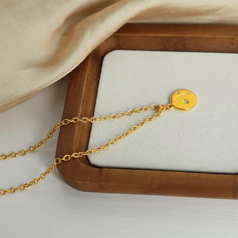 #61 gold plated necklace