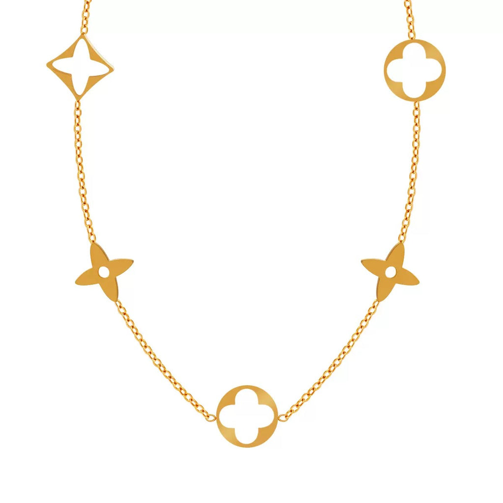 Colar banhado a ouro #41