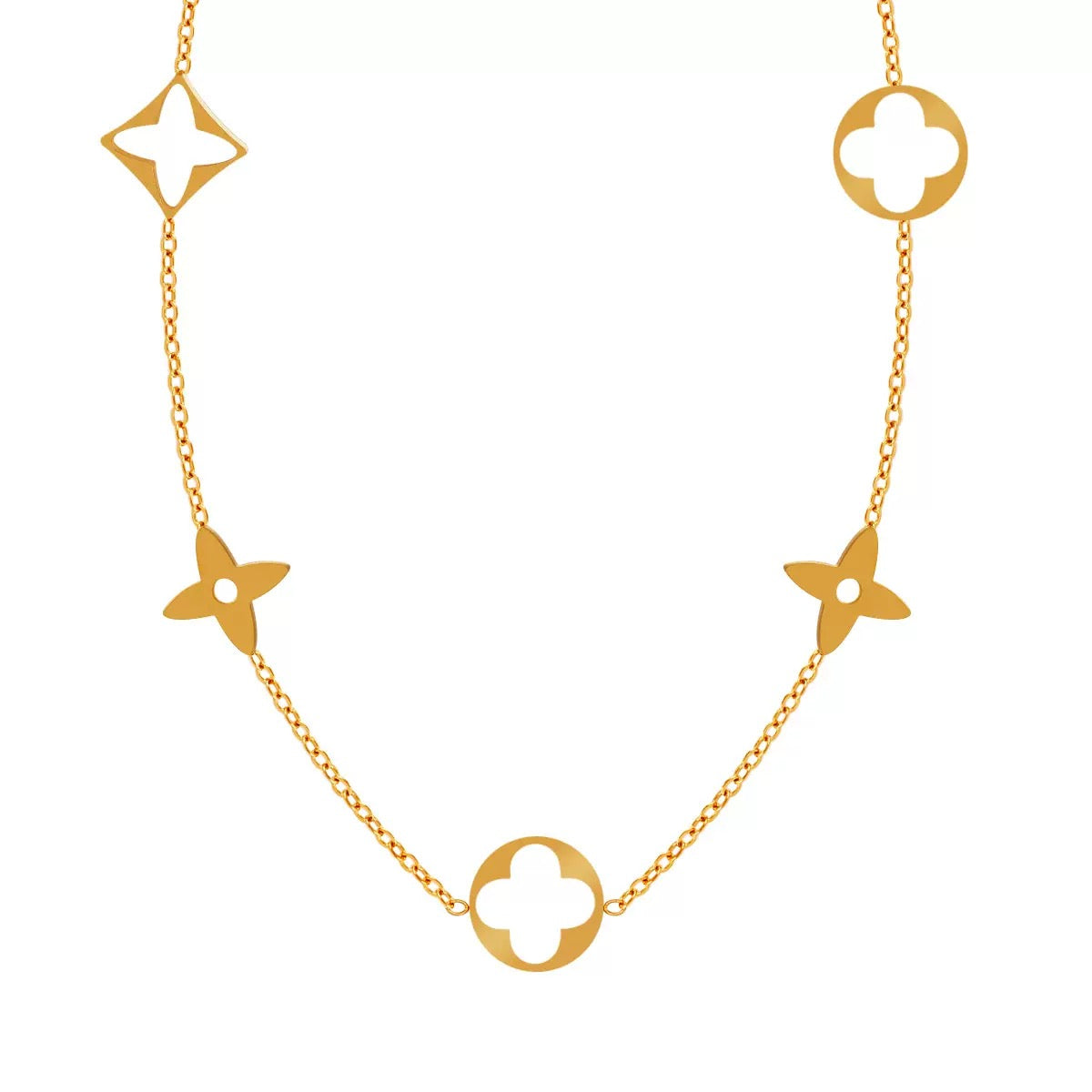 Colar banhado a ouro #41