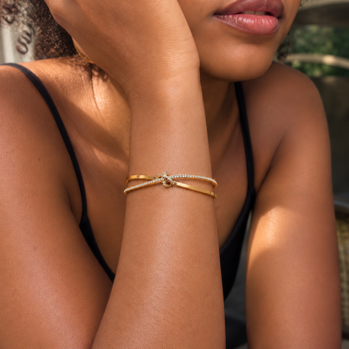 pulseira banhada a ouro #14