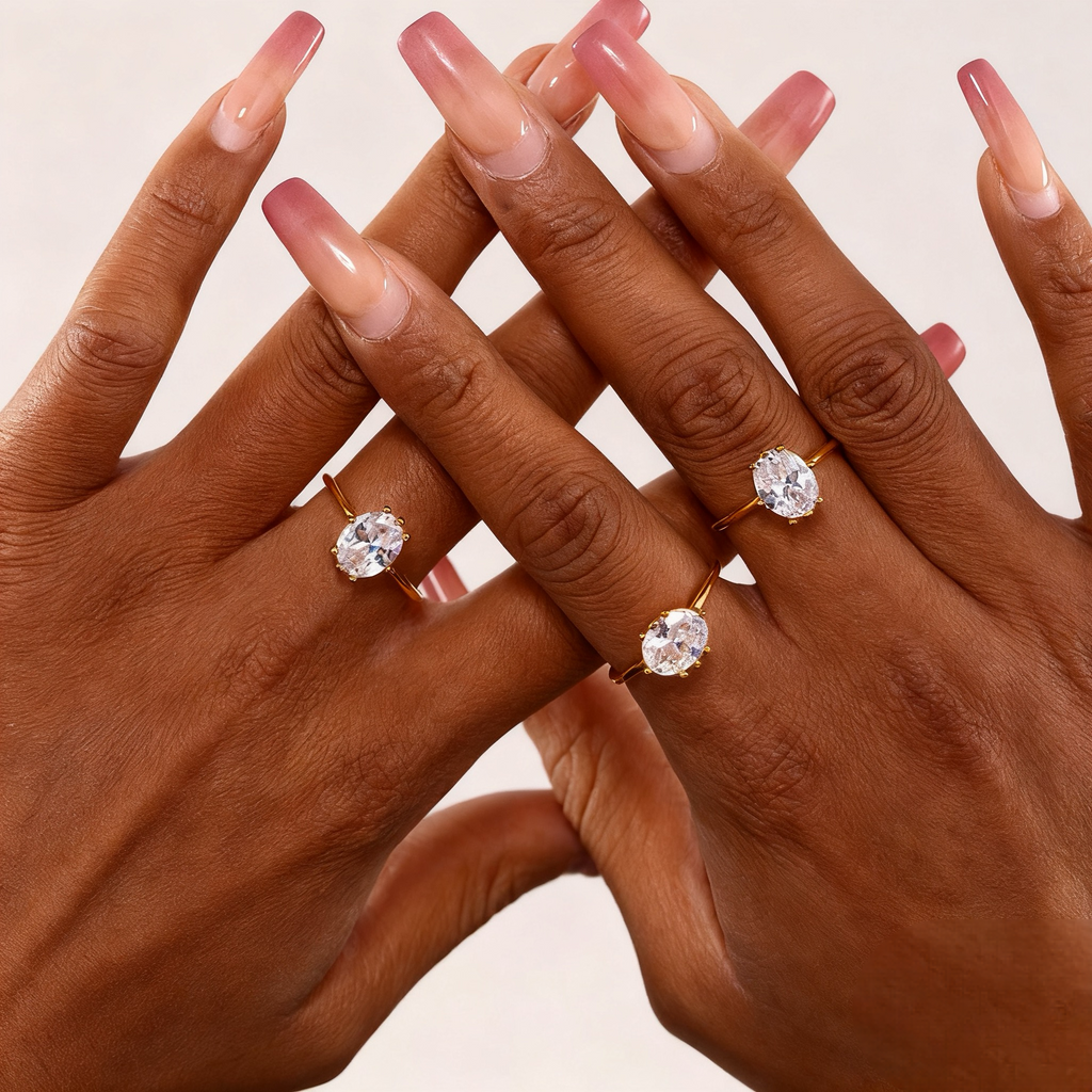 Anél de luxo leve #08